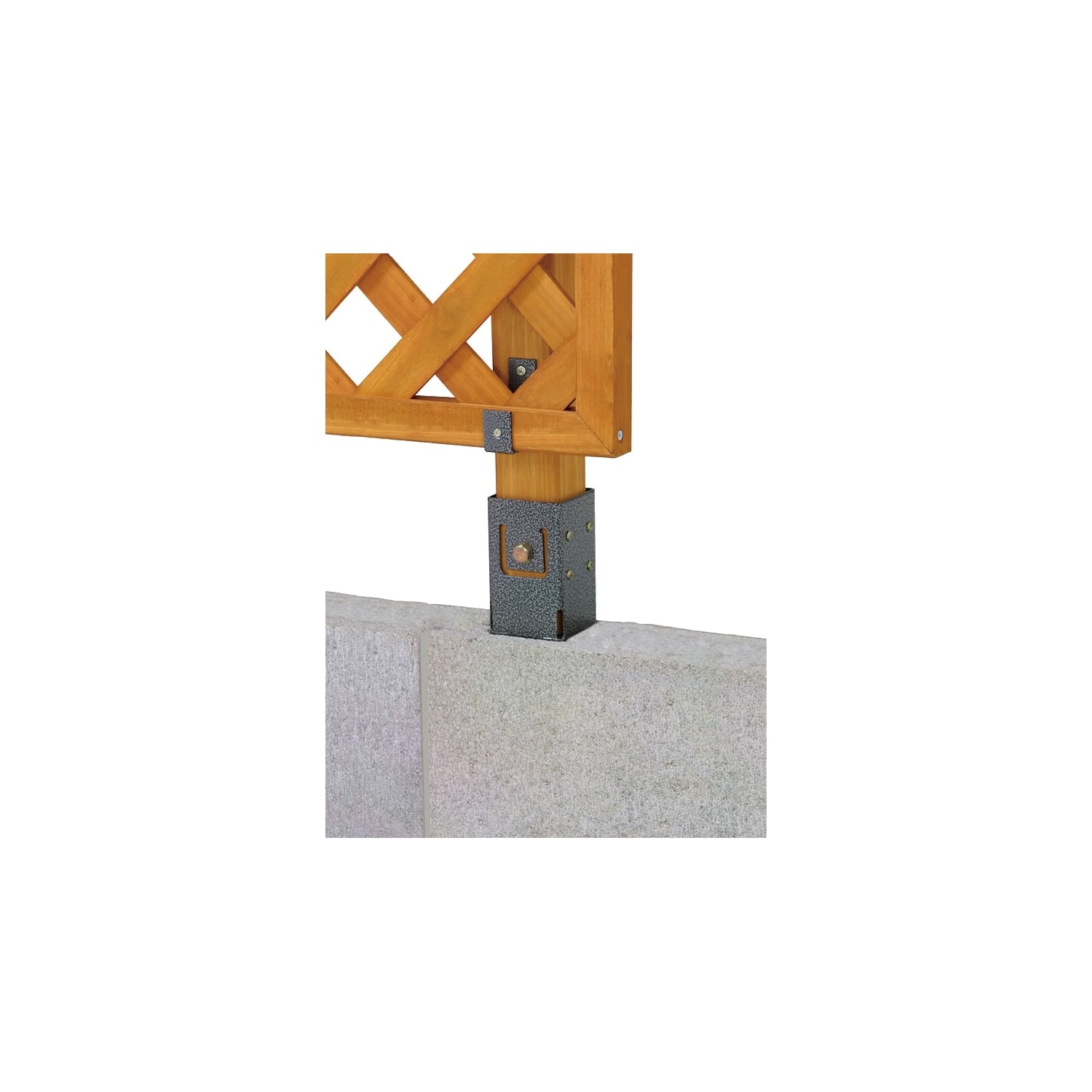 ラティス用柱固定金具ブロック埋め込み用 Tkp 09