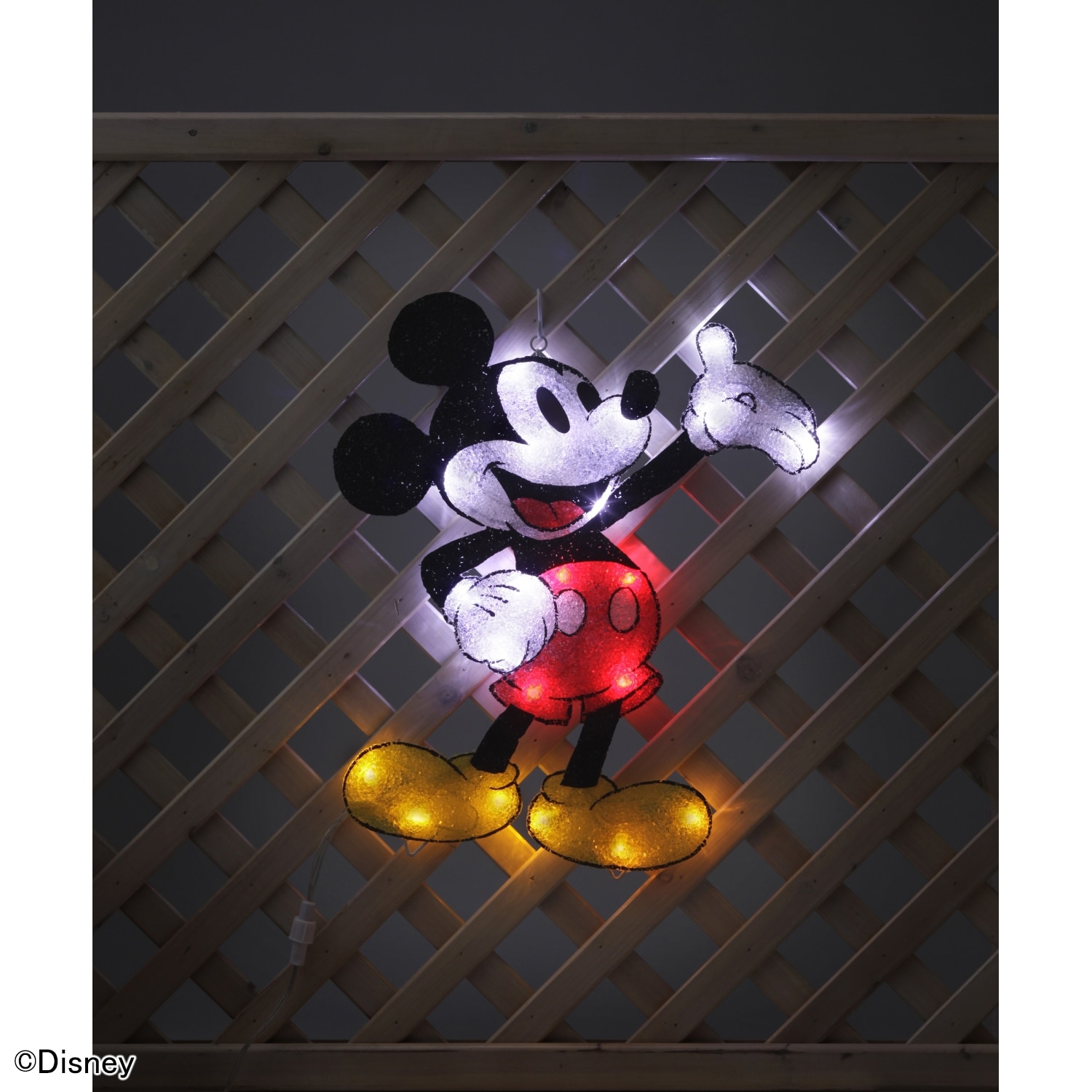 ミッキーマウス 2Dスタンドソフトモチーフライト イルミネーション LED 