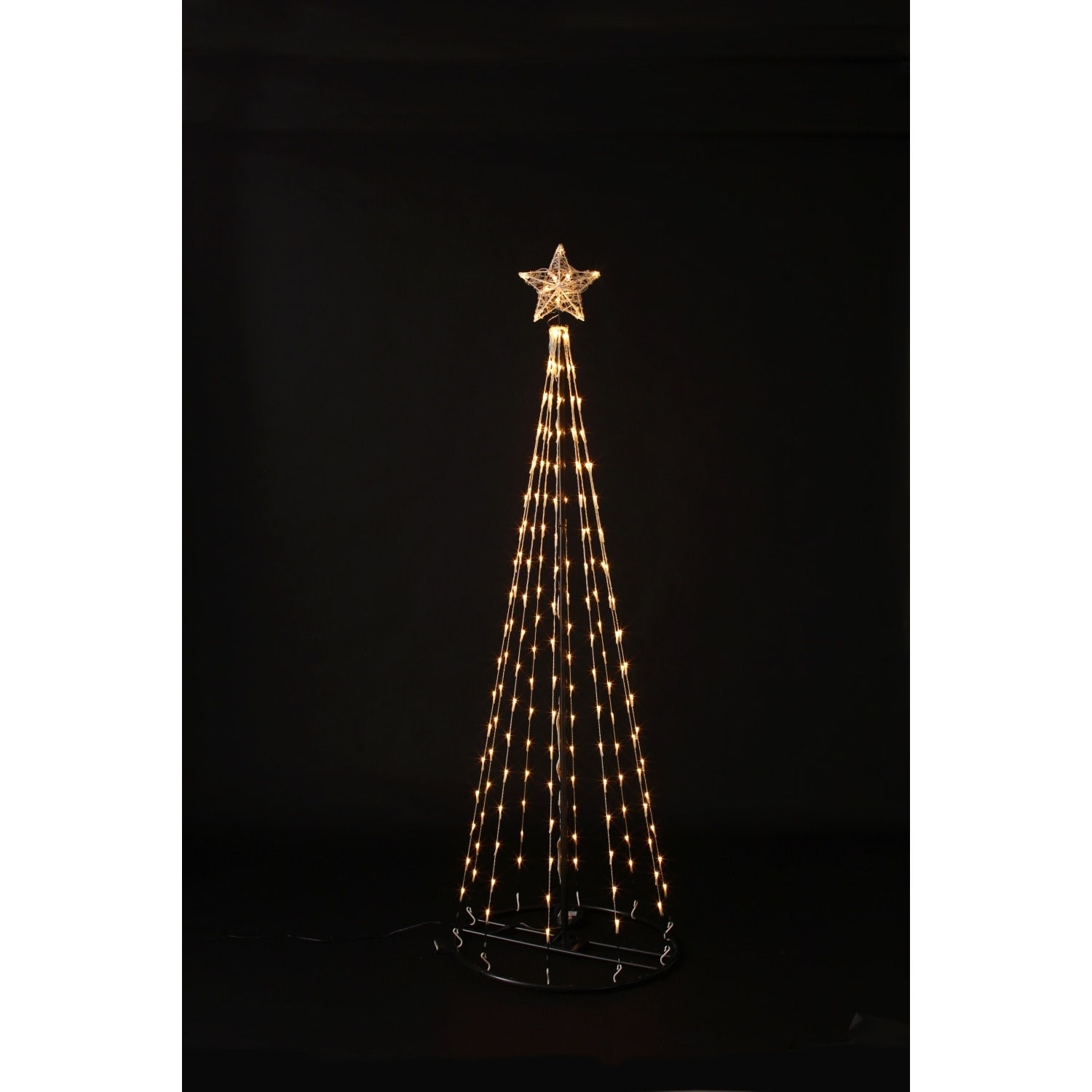 イルミネーション シャイニングツリー シャンパンゴールド 180cm LGIST01C 4975149466641